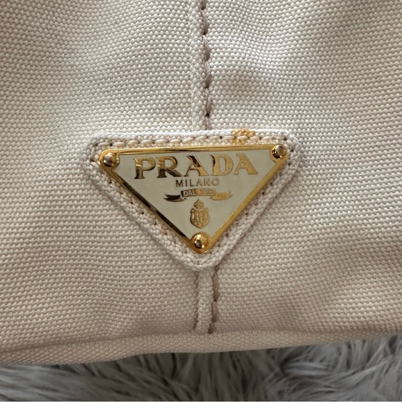 PRADA Canapa Logo Tote - Picture 8 of 15